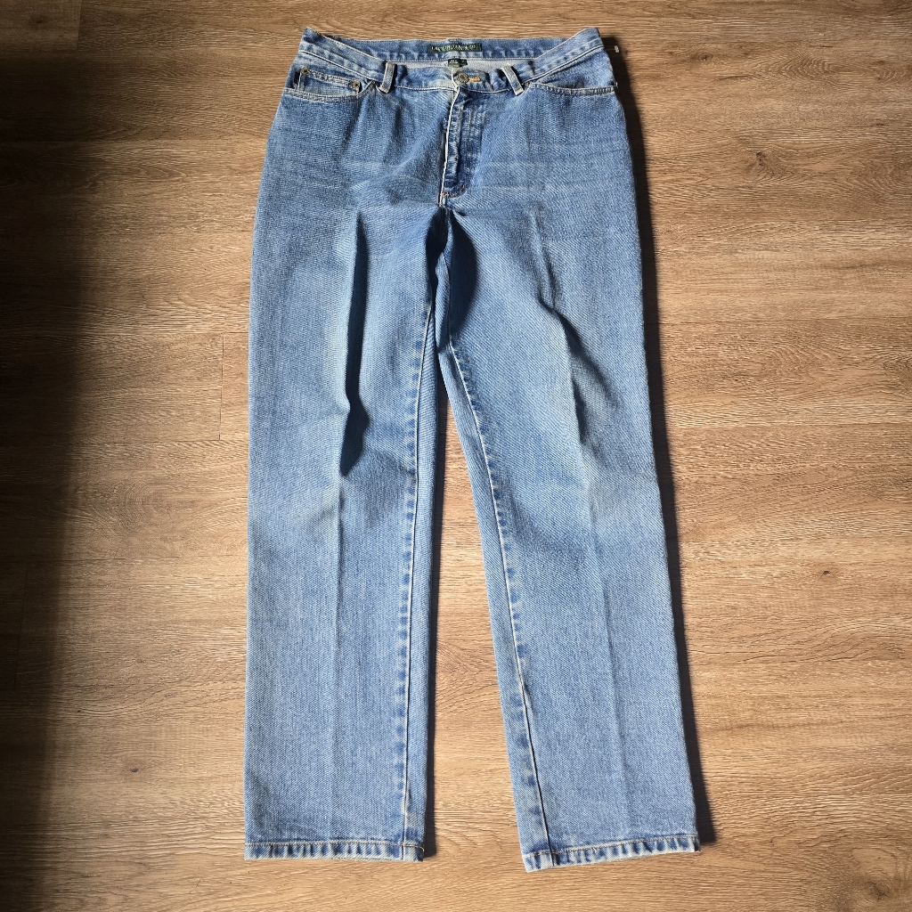 Lauren Ralph Lauren Vintage Classic Light Blue Straight-Leg Jeans